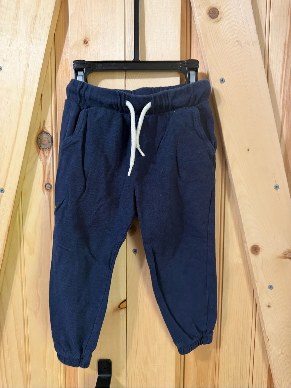 Old Navy Navy Blue Kids Drawstring Jogger Sweatpants